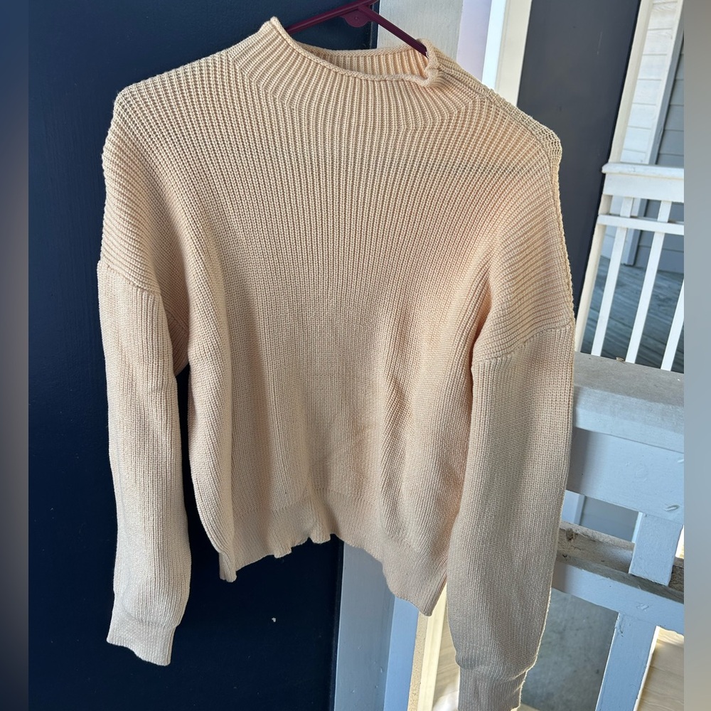 Yellow Turtle Neck Sweater
